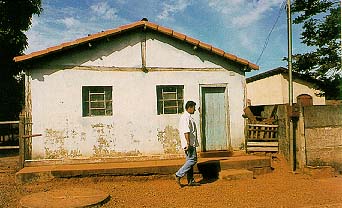 Casa de Leandro e Leonardo em sua infncia